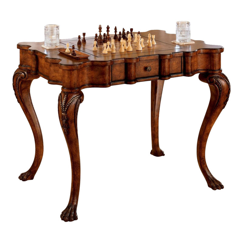 Offex Traditional Rectangular Wooden Game Table In Heritage Finish